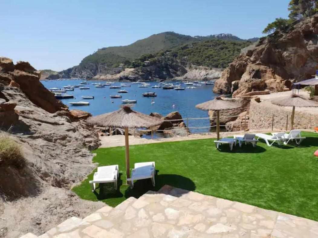 Capsasalbegur74 Terraza Sobre Mar Piscina Del Mar Apartament Begur