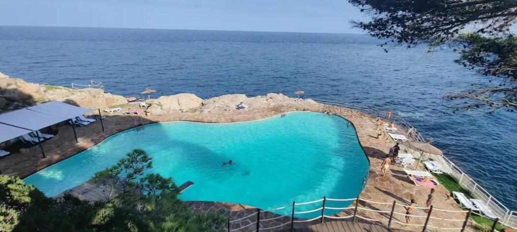 Capsasalbegur74 Terraza Sobre Mar Piscina Del Mar * Begur